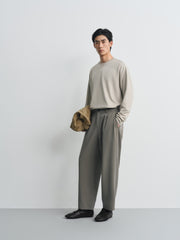 Men's Casual Textured Long-Sleeve T-Shirt