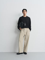 Men's Casual Textured Long-Sleeve T-Shirt