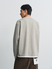 Men's Old Money Style Faux-Layer  T-Shirt