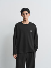 Men's Casual Embroidered Long-Sleeve T-shirt
