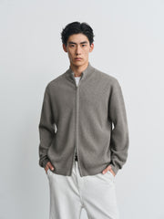 Men's Casual Stand-Collar Sweater Jacket