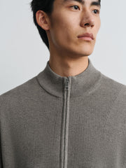 Men's Casual Stand-Collar Sweater Jacket