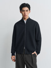 Men's Casual Stand-Collar Sweater Jacket