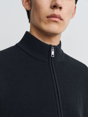 Men's Casual Stand-Collar Sweater Jacket