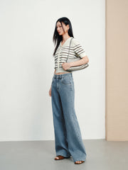 Women's Casual 4-Way High-Stretch Flare Jeans