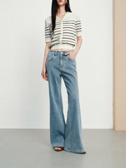 Women's Casual 4-Way High-Stretch Flare Jeans