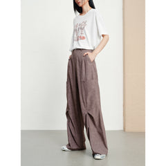 Women's Casual Straight-Leg Cargo Pants