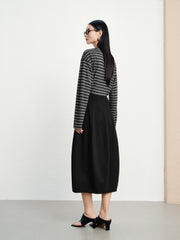 Women's French-Style High-Waist Tulip Skirt