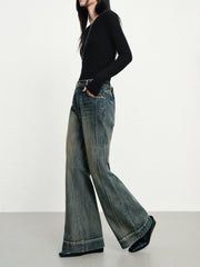 Women's Casual 4-Way Stretch Supermodel Flare Jeans