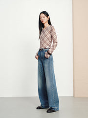 Women's Casual High-Stretch Straight-Leg Jeans