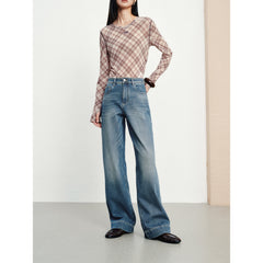 Women's Casual High-Stretch Straight-Leg Jeans