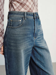 Women's Casual High-Stretch Straight-Leg Jeans
