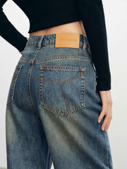 Women's Casual Sparkle Square-Crystal Jeans