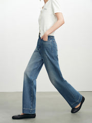 Women's Casual High-Stretch Straight-Leg Jeans