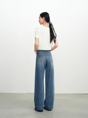 Women's Casual High-Stretch Straight-Leg Jeans