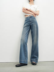 Women's Casual High-Stretch Straight-Leg Jeans