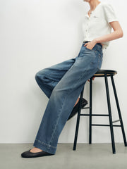 Women's Casual High-Stretch Straight-Leg Jeans