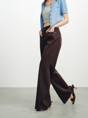 Women's Casual Brown Flare Jeans