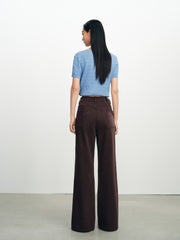 Women's Casual Brown Flare Jeans