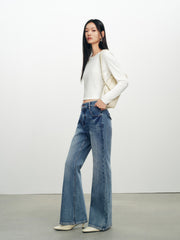 Women's Casual High-Rise Bootcut Jeans
