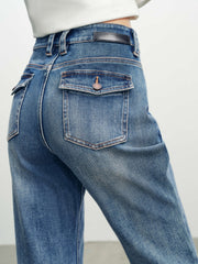 Women's Casual High-Rise Bootcut Jeans