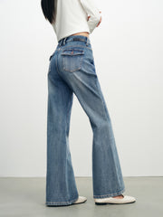 Women's Casual High-Rise Bootcut Jeans