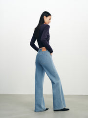 Women's Casual 4-Way High-Stretch Flare Jeans