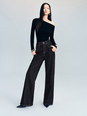 Women's Casual 4-Way High-Stretch Flare Jeans
