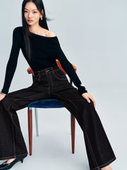 Women's Casual 4-Way High-Stretch Flare Jeans