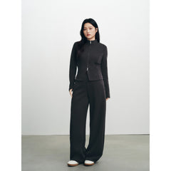 Women's Casual Sporty Solid Curved-Leg Pants