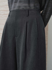 Women's Commuter Grey Tailored Bermuda Shorts