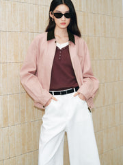 Women's Vintage Barn-Style Cropped Jacket