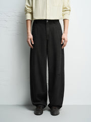 Men's Casual Textured Tapered Jeans