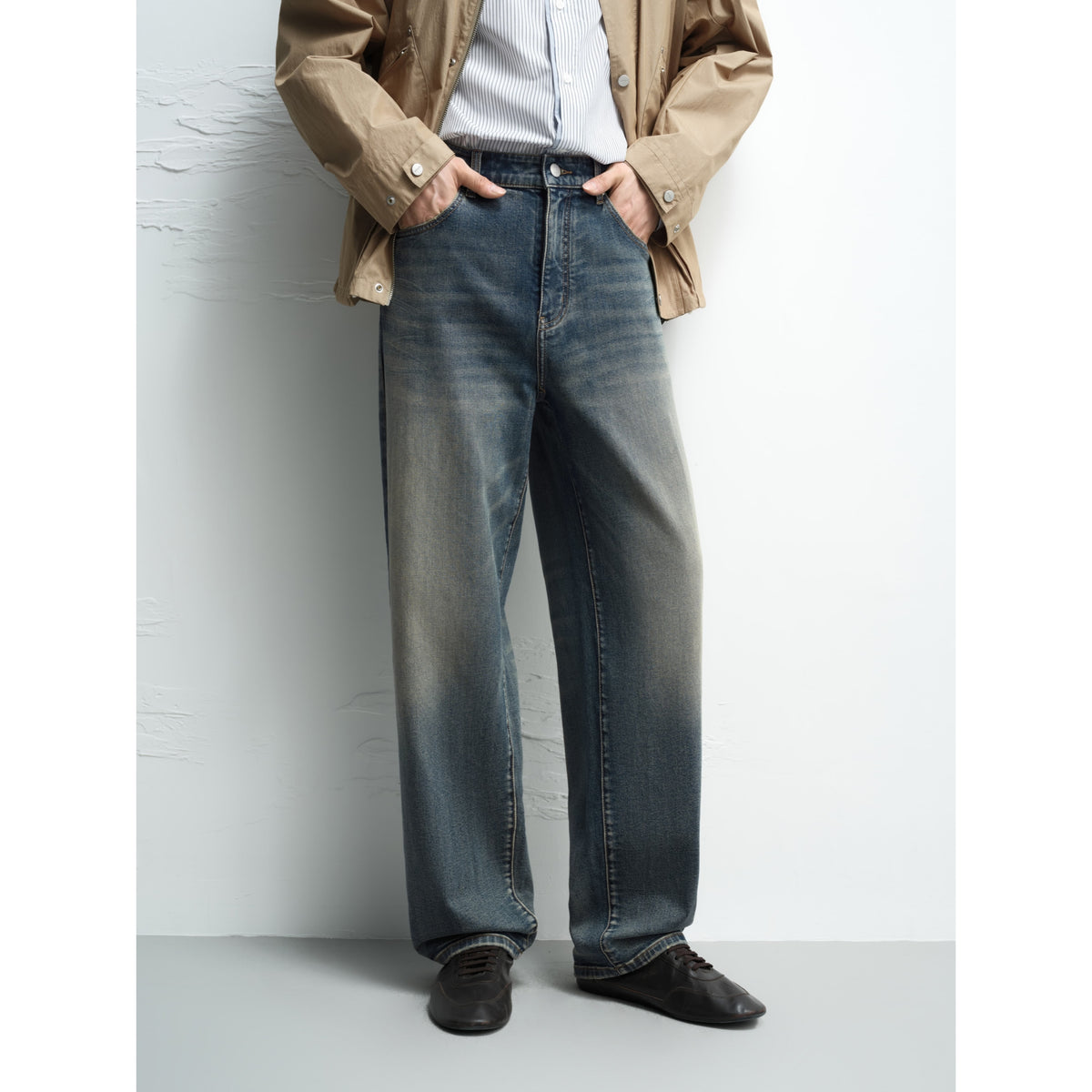 Men's Casual Loose-Fit Jeans