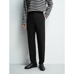 Men's Casual Drawstring Tapered Pants