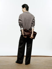 Men's Casual 30% Wool Relaxed Cardigan
