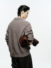 Men's Casual 30% Wool Relaxed Cardigan