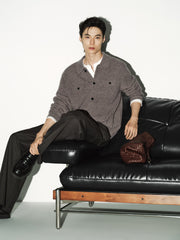 Men's Casual 30% Wool Relaxed Cardigan