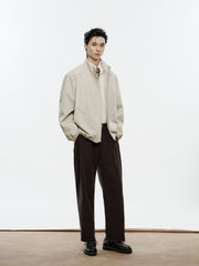 Men's Old Money Style Cable-Knit 30% Wool Sweater