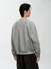 Men's Casual Knit Crewneck Jacket