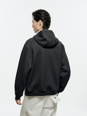 Men's Casual Structured Knit Hooded Jacket