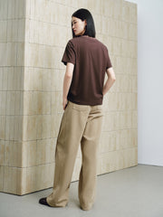 Women's Casual Contrast-Velvet Letter  T-Shirt