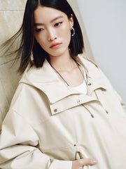 Women's Light Outdoor Cropped Hooded Jacket