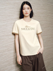 Women's Casual Heavyweight Graphic  T-Shirt