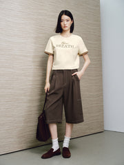 Women's Casual Heavyweight Graphic  T-Shirt