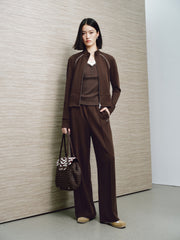 Women's Casual Tencel Flowing Sweatshirt Set