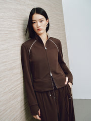 Women's Casual Tencel Flowing Sweatshirt Set