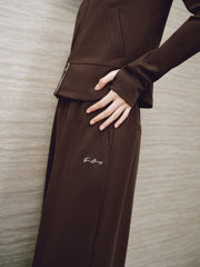 Women's Casual Tencel Flowing Sweatshirt Set