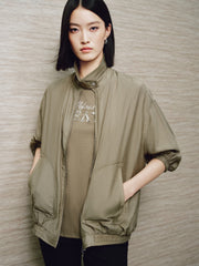 Women's Casual Lightweight Lapel Jacket