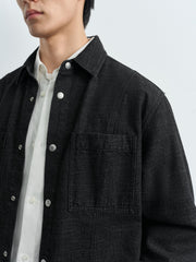 Men's Casual Denim Chanel-Style Overshirt
